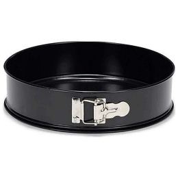 Φόρμα Κέικ Αντικολλητική Classique 22.102.859 Φ28cm Black Patisse Ανοξείδωτο Ατσάλι