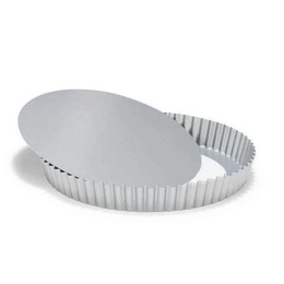Φόρμα Τάρτας Αντικολλητική Silvertop 221.03579 Φ30cm Silver Patisse Ατσάλι