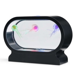 Φωτιστικό Οβάλ Mini Jellyfish 88366 Led Με 3 Μέδουσες & Παράγει Υπνωτιστικό Θέαμα Black The Source