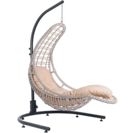 Κρεμαστή Πολυθρόνα - Φωλιά Alisha 894-123-016 121x165x200cm Cappuccino