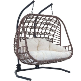 Κρεμαστή Πολυθρόνα - Φωλιά Naira 894-123-018 177x140x200cm Brown