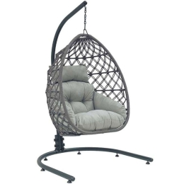 Κρεμαστή Πολυθρόνα - Φωλιά Reena 894-123-027 121x147x200cm Grey