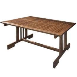 Τραπέζι Κήπου Borneo 898-123-002 120x70x72cm Walnut