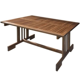 Τραπέζι Κήπου Borneo 898-123-003 140x80x72cm Walnut
