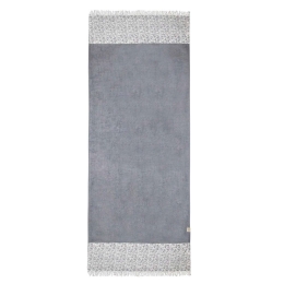 Πετσέτα Θαλάσσης Art Grey White Fabric Θαλάσσης 80x160cm 100% Βαμβάκι