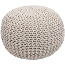 Πουφ Dori 925-123-112 45x45x35cm White