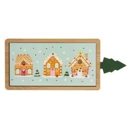 Χριστουγεννιάτικη Πιατέλα Gingerbread 73043 33x11cm Multi Ladelle