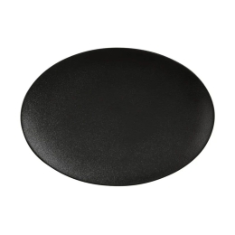 Πιατέλα Σερβιρίσματος Οβάλ Caviar AX0205 30x22cm Black Maxwell & Williams Πορσελάνη