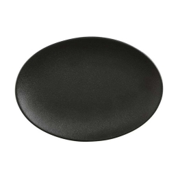 Πιατέλα Σερβιρίσματος Οβάλ Caviar AX0206 35x25cm Black Maxwell&Williams Πορσελάνη