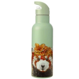 Ισοθερμικό Μπουκάλι Wild Planet Red Panda JR0139 500ml Multi-Green Maxwell&Williams