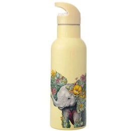 Ισοθερμικό Μπουκάλι Wild Planet Ελέφαντας JR0141 500ml Multi-Yellow Maxwell&Williams