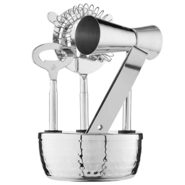 Εργαλεία Μπαρ Lexington MF0047 (Σετ 4Τμχ) Inox Maxwell&Williams Ανοξείδωτο Ατσάλι