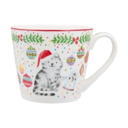 Χριστουγεννιάτικη Κούπα Jolly Joy Joy Cat DX1405 400ml Multi Maxwell&Williams
