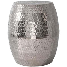 Σκαμπό 953-124-001 38x46cm Silver