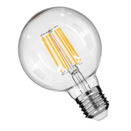 Λαμπτήρας Led Long Filament 99011 G95 E27 12W 1320lm Dimmable Clear GloboStar