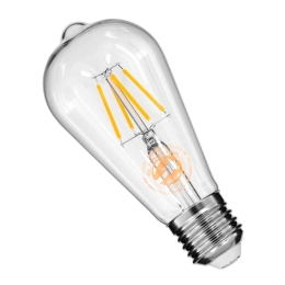 Λαμπτήρας Led Filament 99015 ST64 E27 4W 440lm Dimmable Clear GloboStar 4W