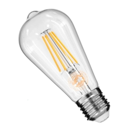 Λαμπτήρας Led Long Filament 99016 ST64 E27 8W 880lm Dimmable Clear GloboStar