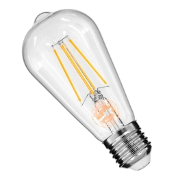 Λαμπτήρας Led Long Filament 99017 ST64 E27 10W 1100lm Dimmable Clear GloboStar