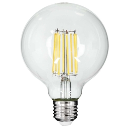 Λαμπτήρας Led Long 99054 Φ9,5x13,5cm E27 12W 1320lm Dimmable 4000K Clear Globostar 12W