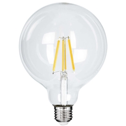 Λαμπτήρας Led Long Filament 99085 Φ12,5x13,8cm G125 E27 4W 840lm 2700K Clear GloboStar 4W