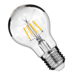 Λαμπτήρας Led Filament 99103 A60 E27 8W 880lm Dimmable Clear-Chrome GloboStar 8W