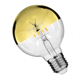 Λαμπτήρας Led Filament 99108 G80 E27 4W 400lm Dimmable Clear-Gold GloboStar 4W
