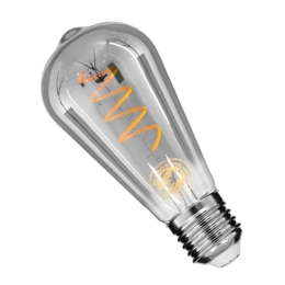 Λαμπτήρας Led Soft Spiral Filament 99145 ST64 E27 6W 470lm Dimmable Fume GloboStar 6W