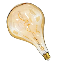 Λαμπτήρας Led Soft Spiral Filament 99175 R170 E27 6W Dimmable Honey GloboStar 6W