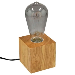 Φωτιστικό Επιτραπέζιο Cube 99405 1xE27 8x8x8cm Natural GloboStar GloboStar