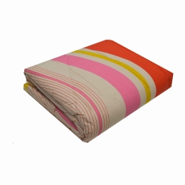 Κουβερλί Amor Beige-Pink Ρυθμός Μονό 160x240cm 100% Βαμβάκι