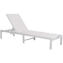 Ξαπλώστρα Thatcher HM5983.01 196,5x64,5x92cm White