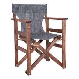 Καρέκλα Σκηνοθέτη Νάξος 60x51x86 HM10289.10 Grey