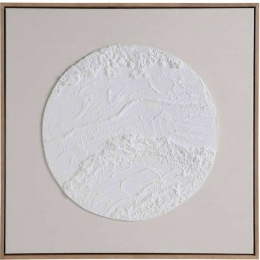 Πίνακας Καμβάς Minimalist Earth AH-AX73125 60x60cm Multi Andrea House Τετράγωνοι Ξύλο,Ύφασμα