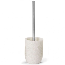 Πιγκάλ AH-BA21025 Φ10x35cm White-Silver Andrea House Πολυρεσίνη