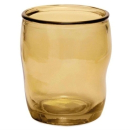 Ποτηροθήκη Ambar LBTAH-BA22573 Φ8x10cm Honey Andrea House Γυαλί