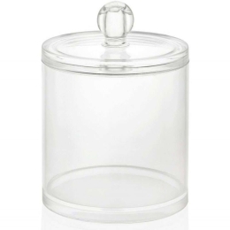 Θήκη Για Βαμβάκι LBTAH-BA69081 Φ10x12cm Clear Andrea House Acrylic