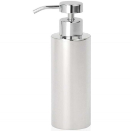 Δοχείο Κρεμοσάπουνου Mirror AH-BA69314 Φ5,5x18cm Inox Andrea House Ανοξείδωτο Ατσάλι