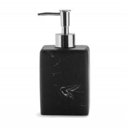 Δοχείο Κρεμοσάπουνου AH-BA71084 8x6x17,5cm Black Andrea House Πολυρεσίνη
