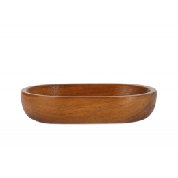Σαπουνοθήκη Ξύλινη AH-BA72051 13,5x13,5x3cm Rustic Acacia Andrea House Ξύλο