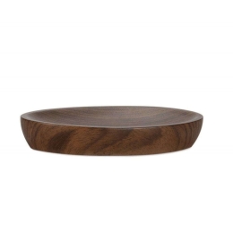 Σαπουνοθήκη Classic Wood AH-BA72061 14x9x1cm Brown Andrea House Πολυρεσίνη