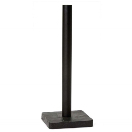 Βάση Χαρτιού Κουζίνας Slate LBTAH-CC21053 12x12x33cm Black Andrea House Πολυρεσίνη