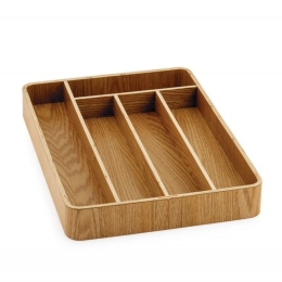 Θήκη Για Μαχαιροπίρουνα Ξύλινη AH-CC70013 37x26x5cm Natural Andrea House Ξύλο