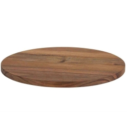 Πλατώ Σερβιρίσματος Περιστρεφόμενο Acacia AH-CC73018 Φ32x1,5cm Brown Andrea House Ξύλο
