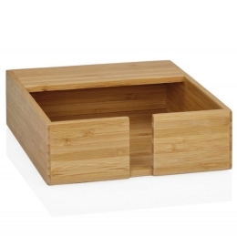 Χαρτοπετσετοθήκη Bamboo LBTAH-MS69235 17,5x17,5x5,5cm Natural Andrea House Bamboo