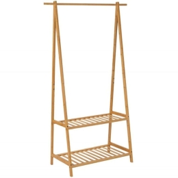 Κρεμάστρα Δαπέδου Bamboo AH-MU73024 93x43,5x153cm Natural Andrea House Bamboo
