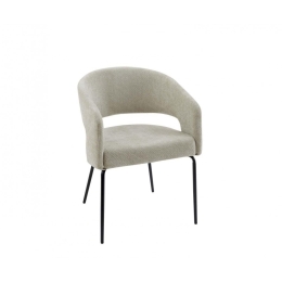 Καρέκλα Mila AH-MU74107 56x56x82cm Beige