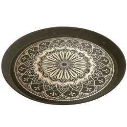 Διακοσμητικός Δίσκος ASL101 Φ46,5x3cm Green Espiel Πολυπροπυλένιο