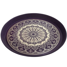 Διακοσμητικός Δίσκος ASL105 Φ46,5x3cm Purple Espiel Πολυπροπυλένιο