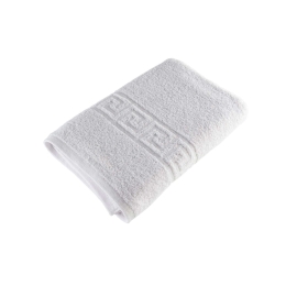 Πετσέτα Ξενοδοχείου Μαίανδρος White 100% Cotton 500gsm Προσώπου 50x90cm 100% Βαμβάκι