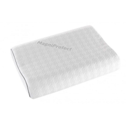 Μαξιλάρι Ύπνου Ανατομικό MagniProtect Wave White Magniflex 60x43 100% Memory Foam